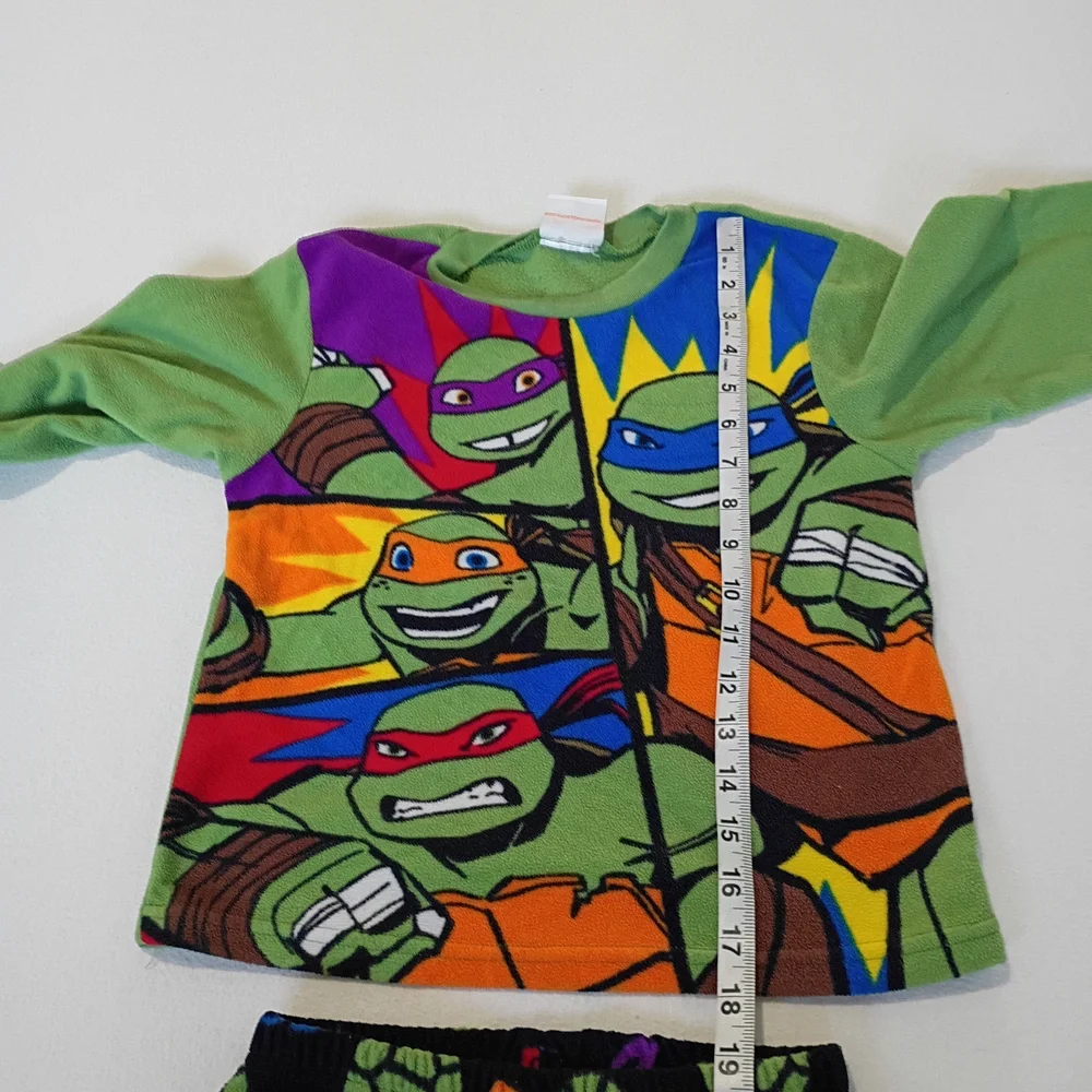 Nickelodeon Teenage Mutant Ninja Turtles Pajama Set - Green & Black Size 8 Boys